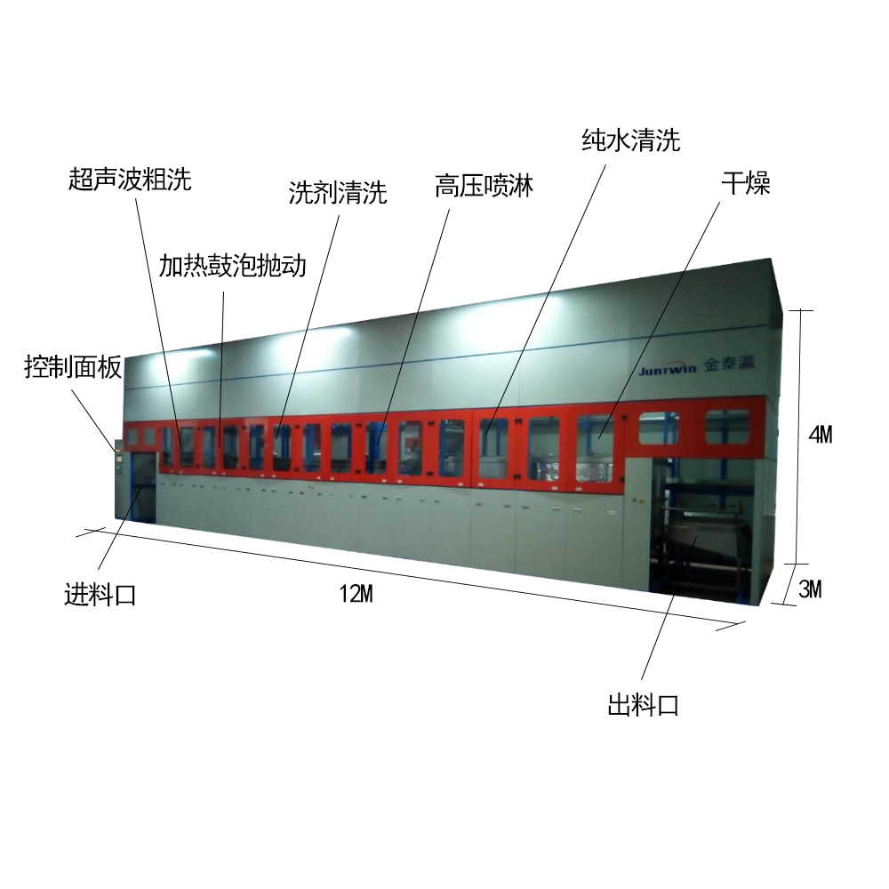 電子元件全自動(dòng)超聲波清洗機(jī)